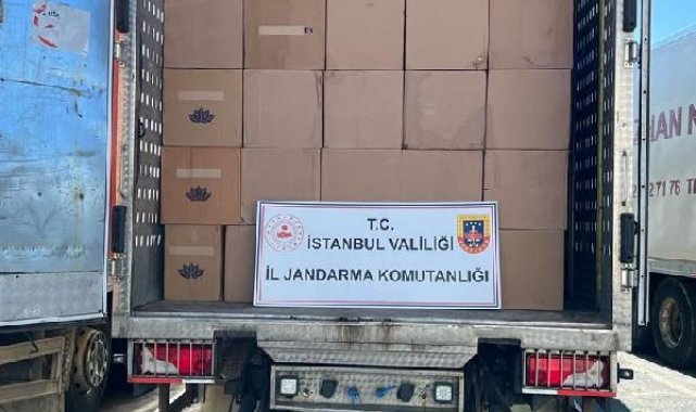 Jandarmadan kaçak sigara operasyonu