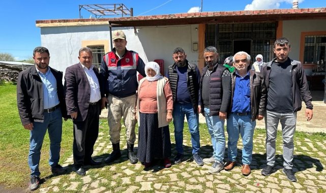 Jandarmadan şehit annesine ziyaret