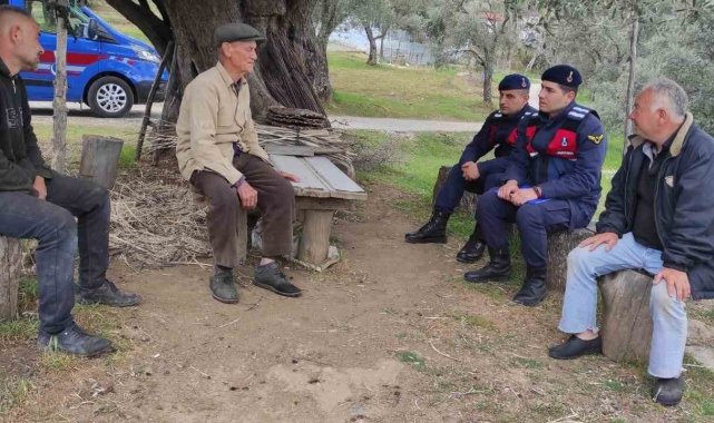 Jandarmadan yaşlı çınarlara saygı