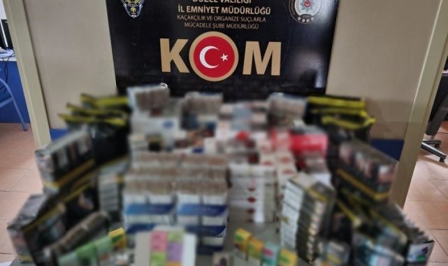 Kaçak tütün ve sigara ele geçirildi