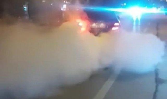 Kadıköy'de drift atan sürücüye 20 bin lira ceza