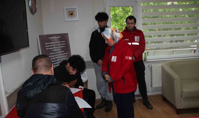 Kan merkezi olmayan Bilecik'te kan bağışında yoğun ilgi