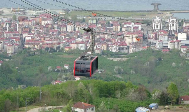 Karadeniz Bölgesi'nin en uzun teleferik tesisi 3 yıl aradan sonra tekrar hizmete giriyor