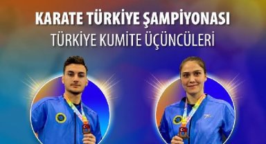 Karate Türkiye Şampiyonası'ndan madalya ile döndüler