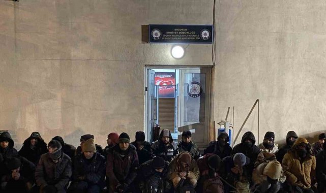 Kargo aracının kasasında 41 düzensiz göçmen yakalandı