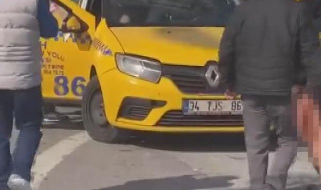 Kartal'da taksicilerin kavgası