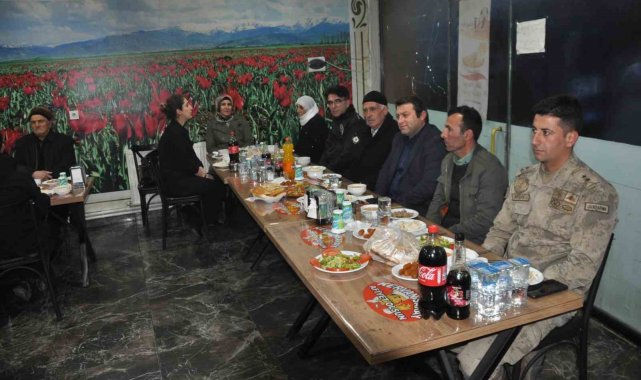 Kaymakam Ocak, şehit aileleri ve gazilerle iftarda buluştu