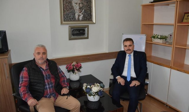 Kaymakam Odabaş, esnaf odası başkanlarını ziyaret etti