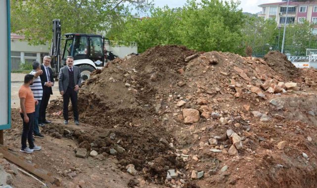 Kaymakam Odabaş'tan eğitim yatırımlarına inceleme
