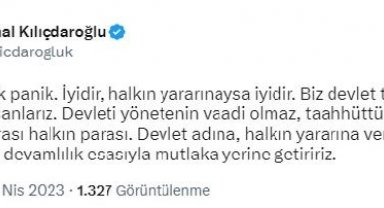 Kılıçdaroğlu: Halkın yararına verilen taahhütleri mutlaka yerine getiririz