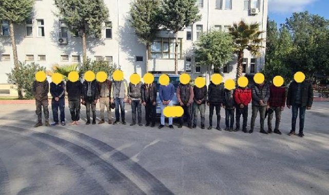 Kilis'te 40 kaçak göçmen yakalandı
