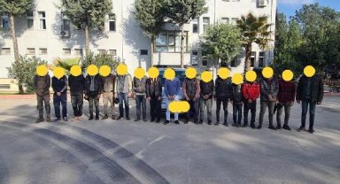 Kilis'te 40 kaçak göçmen yakalandı