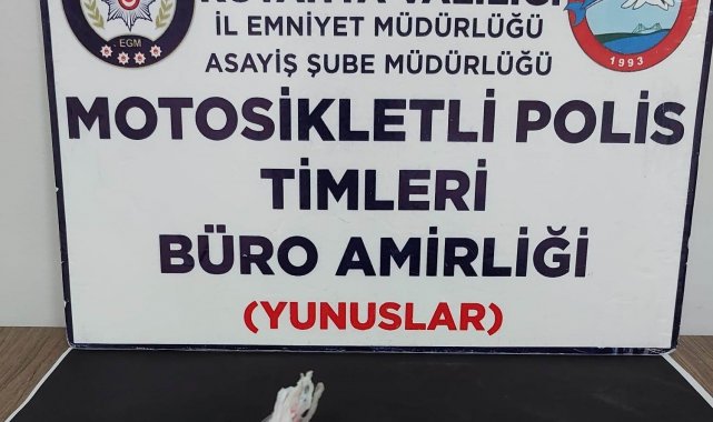 Kütahya'da Yunus Timleri uyuşturucu ele geçirdi