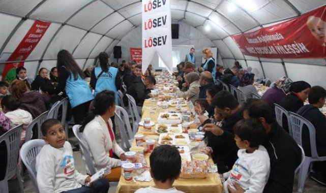 LÖSEV, Hatay'da kanser hastaları ve ailelerini iftarda buluşturdu