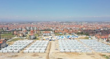 Malatya'da 25 bin depremzede, konteyner kentlere yerleştirildi