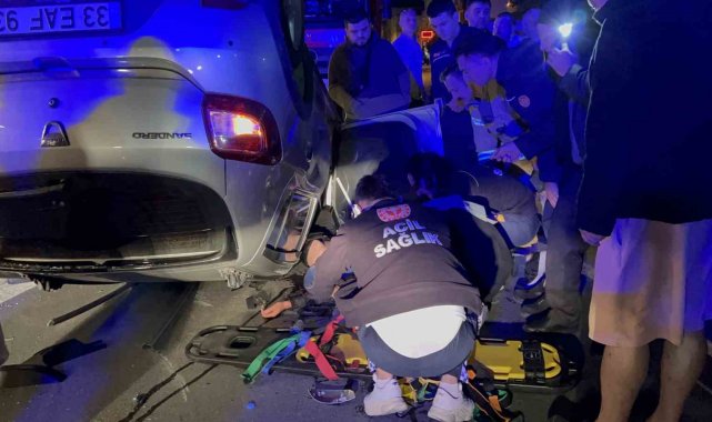 Maltepe'de kontrolden çıkan otomobil 3 araca çarpıp takla attı: 1 yaralı