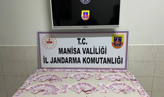 Manisa'da jandarmadan sahte banknot operasyonu