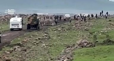 Mardin'de güneş enerjisi santrali gerginliği; jandarma müdahale etti