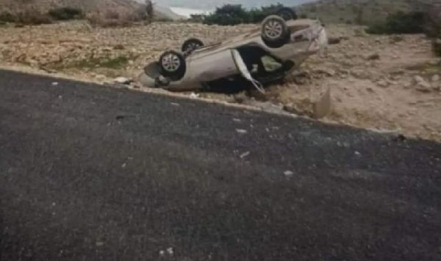 Mardin'de otomobil takla attı: 1 ölü, 3 yaralı