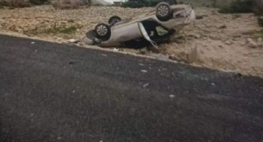 Mardin'de otomobil takla attı: 1 ölü, 3 yaralı