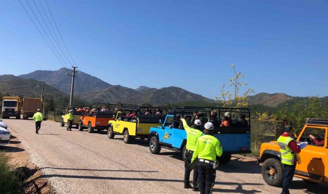 Marmaris'te cip safariler denetlendi