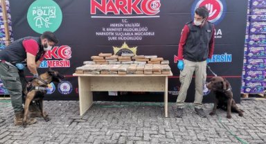 Mersin Limanı'nda, konteynerde 97,5 kilo kokain ele geçirildi
