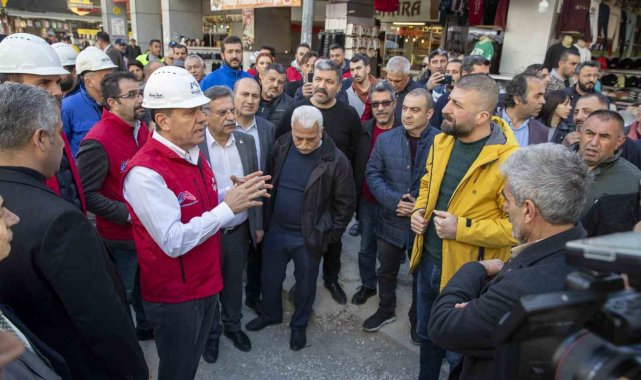Mersin'in İstiklal Caddesi yenileniyor