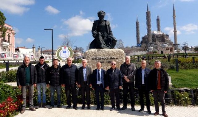 Mimar Sinan, ustalık eseri Selimiye Camii'nin meydanında anıldı