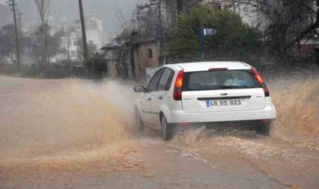 Muğla'ya sağanak yağış uyarısı