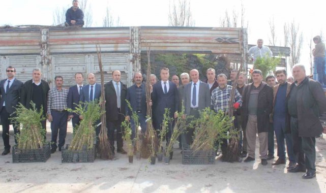 Muş'ta çiftçilere 20 bin meyve fidanı dağıtıldı