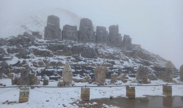 Nemrut Dağı, beyaza büründü