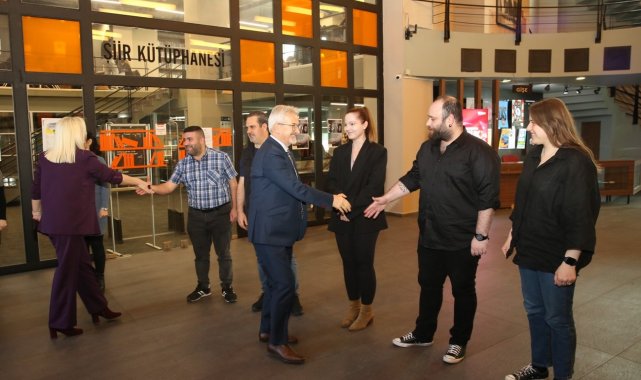 Nilüfer Belediyesi'nde geleneksel bayramlaşma