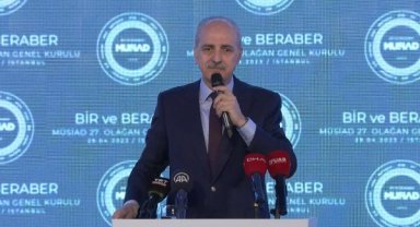 Numan Kurtulmuş MÜSİAD genel kurulunda konuştu