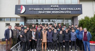 Öğrenciler doğal gaz santralinde elektrik üretimini yerinde deneyimledi