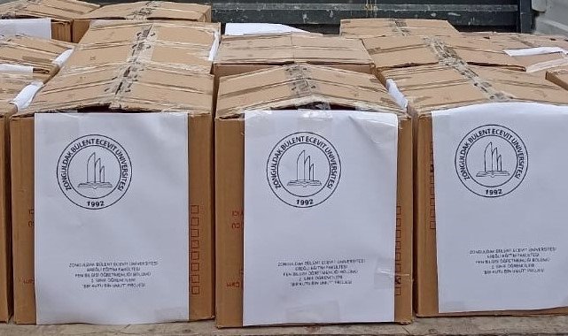 Öğrencilerden 'Bir Kutu Bin Umut' projesi