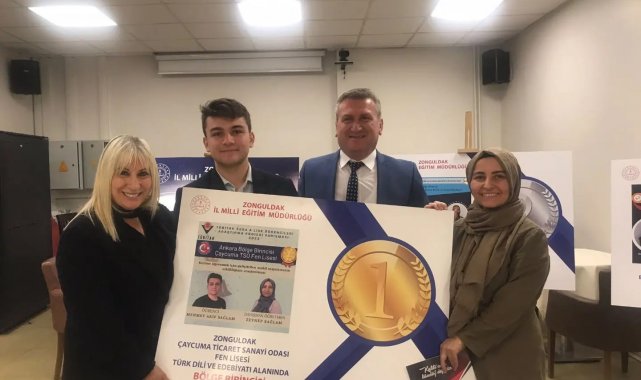 Öğrencilerin TÜBİTAK proje başarısı ödüllendirildi