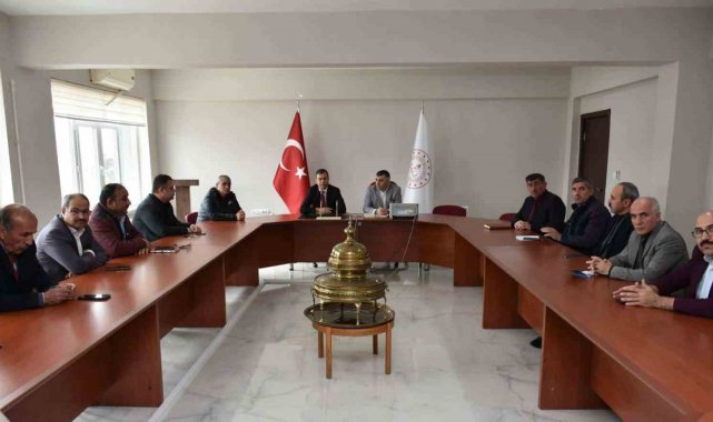 Ortaöğretim müdürleri ile toplantı gerçekleştirildi