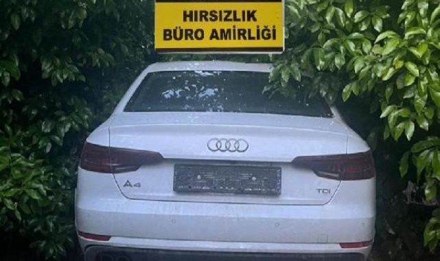 Osmaniye'den çaldıkları otomobili, Adana'da portakal bahçesine terk ettiler