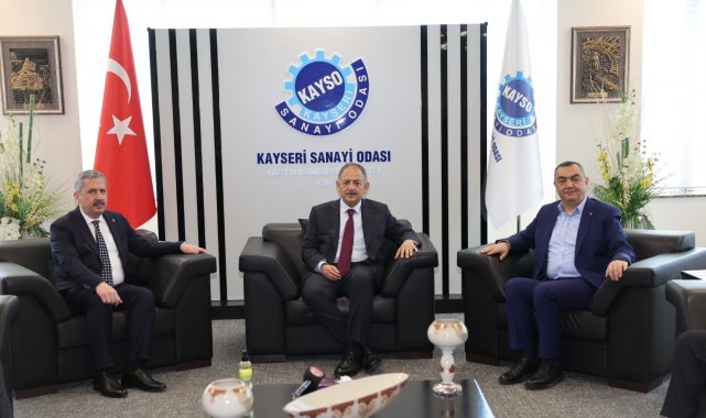 Özhaseki ve Gürcan'dan KAYSO ile KESOB'a ziyaret