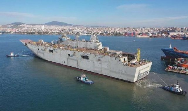 "TCG Anadolu harp tarihindeki yerini aldı"