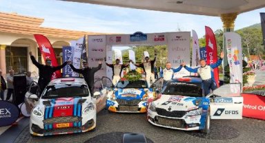 Ralli şampiyonasında depremzede çocuklar için bir kamyon oyuncak toplandı 