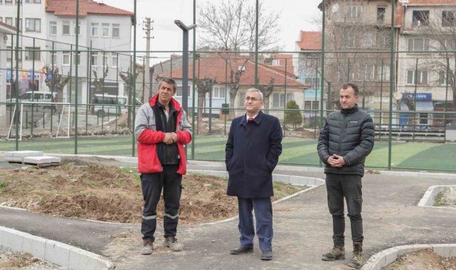 Ressam Ahmet Yakupoğlu Parkı'nda çalışmalar son aşamaya doğru geldi