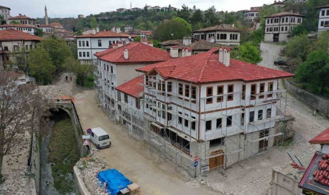 Safranbolu'da han arkasında çalışmalar hızlandı