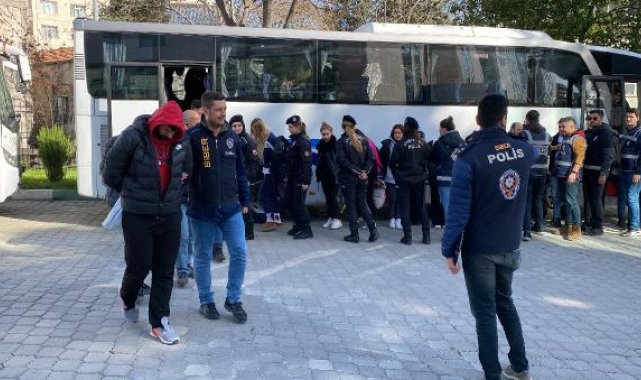 Samsun merkezli yasa dışı bahis operasyonunda 65 şüpheliden 31'i adliyede