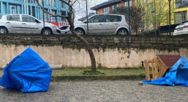 Sarıyer'de sitede köpek kulübesi gerginliği