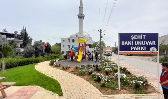 Şehit Baki Ünüvar Parkı çocukların hizmetine sunuldu