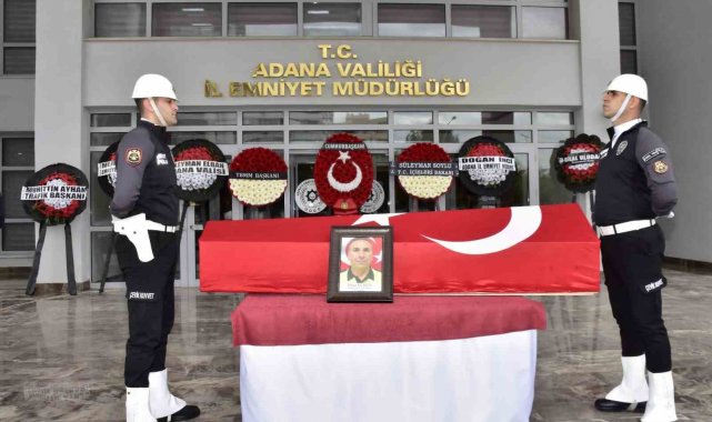 Şehit düşen polis için tören düzenlendi