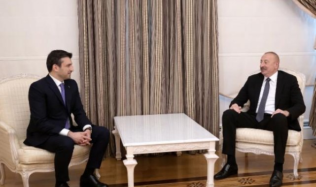 Selçuk Bayraktar, Azerbaycan Cumhurbaşkanı Aliyev'i ziyaret etti