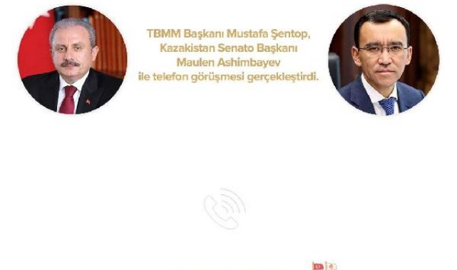 Şentop, Kazakistan Senato Başkanı Ashimbayev ile görüştü