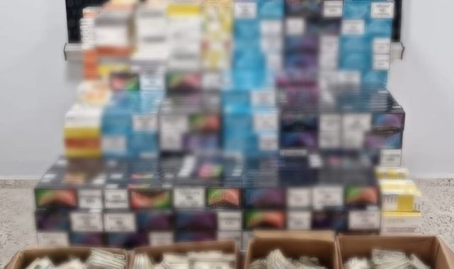 Servet değerinde kaçak elektronik sigara, sigara ve pipo tütünü ele geçirildi